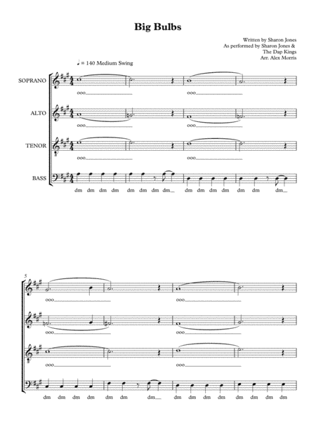 Big Bulbs (arr. Alex Morris)