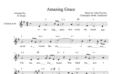 AMAZING GRACE (arr. Jo Araujo)