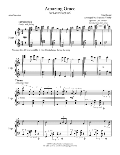 Amazing Grace (arr. Svetlana Yatsky)