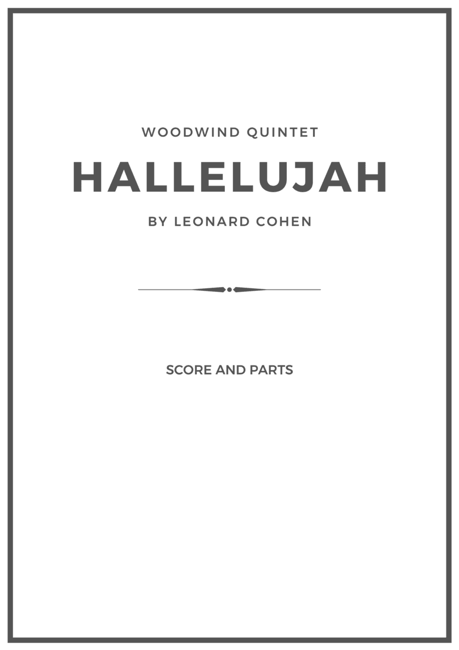 Hallelujah (arr. Douglas Wattson)