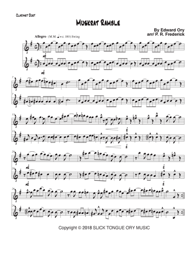 Muskrat Ramble (instrumental) (arr. P. R. Frederick)