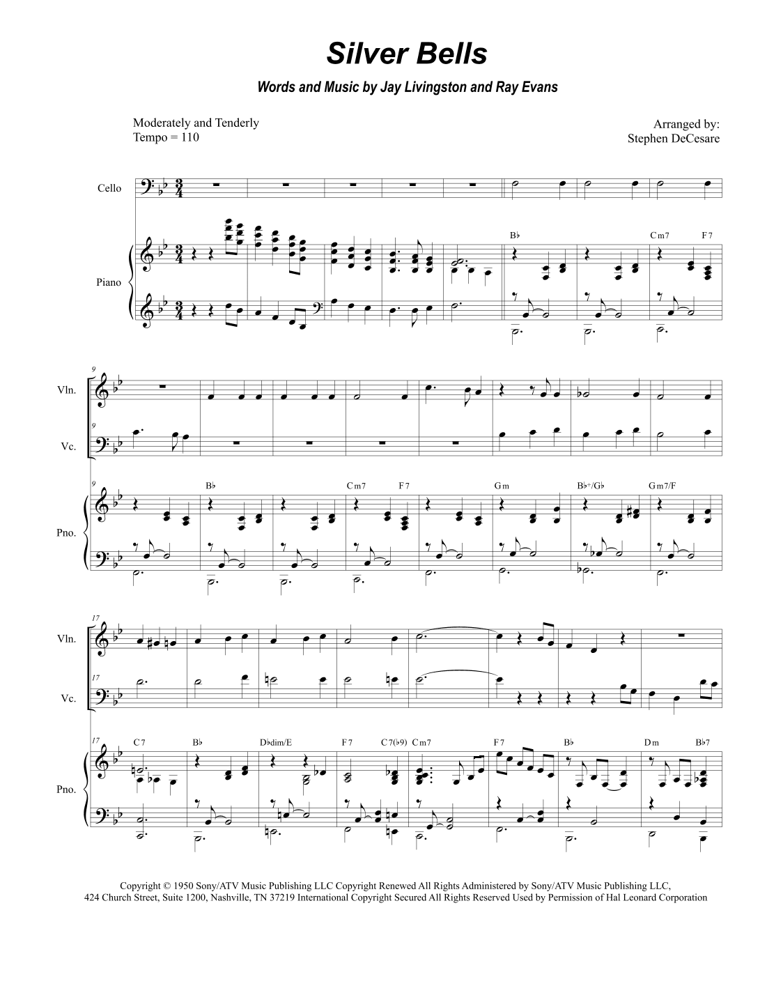 Silver Bells (arr. Stephen DeCesare)