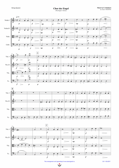 Chor der Engel (The Engels´ Chorus) (arr. Josef STASTNY)