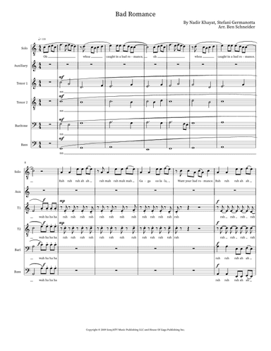 Bad Romance (arr. Ben Schneider)