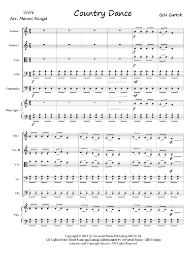 Country Dance (arr. Marcos Rangel)