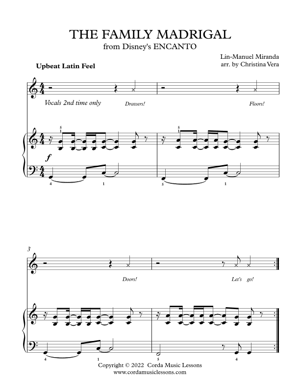 The Family Madrigal (arr. Christina Vera)