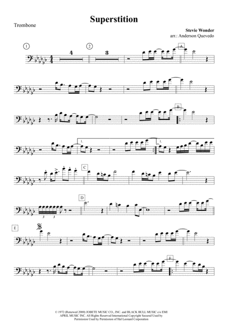 Superstition (arr. Anderson Quevedo)