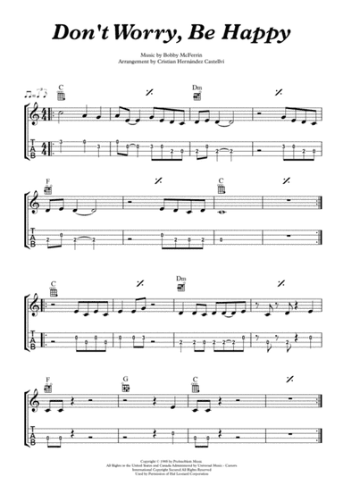 Don't Worry, Be Happy (arr. Cristian Hernandez Castellvi)