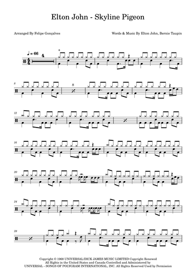 Skyline Pigeon (arr. Felipe Gonçalves)