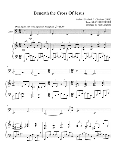 Beneath the Cross Of Jesus (arr. Paul Langford)