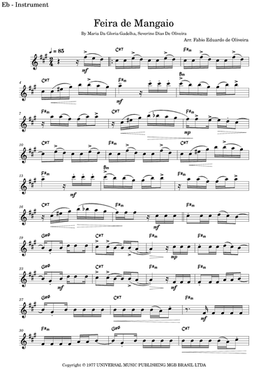Feira De Mangaio (arr. Fabio Eduardo de Oliveira)