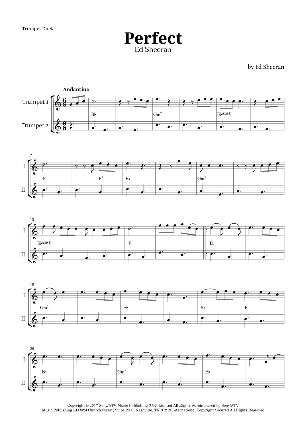 Perfect (arr. Langanho)