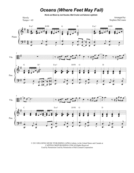 Oceans (Where Feet May Fail) (arr. Stephen DeCesare)