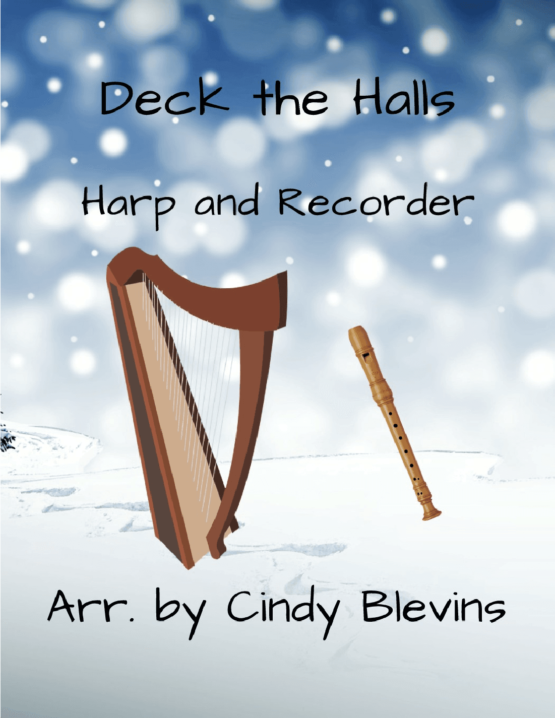 Deck the Halls, Harp and Recorder (arr. Cindy Blevins)