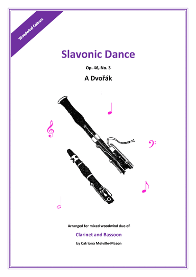 Slavonic Dance Op. 46, No. 3 (Clarinet & Bassoon Duet) (arr. Catriona Melville-Mason)