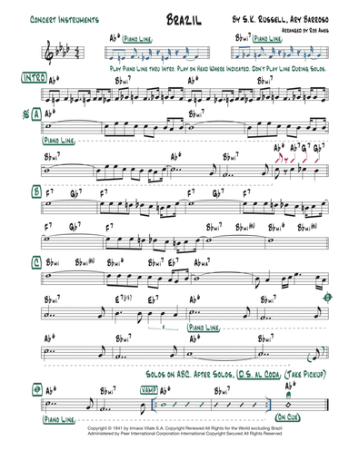 Brazil (arr. Rob Ames)