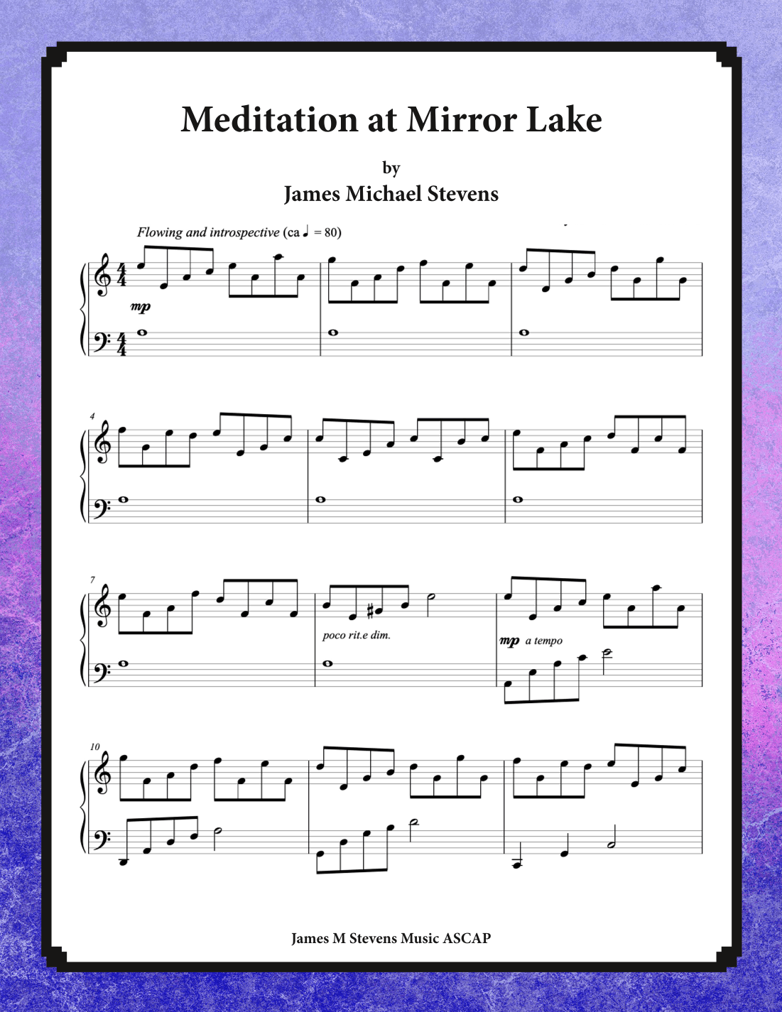 Meditation at Mirror Lake