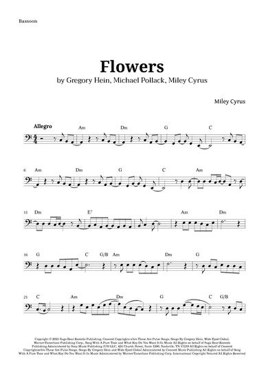 Flowers (arr. Langanho)