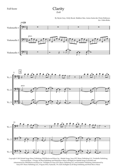 Clarity (arr. Fabio Britto)