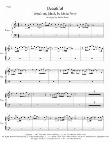 Beautiful (arr. Kevin Busse)