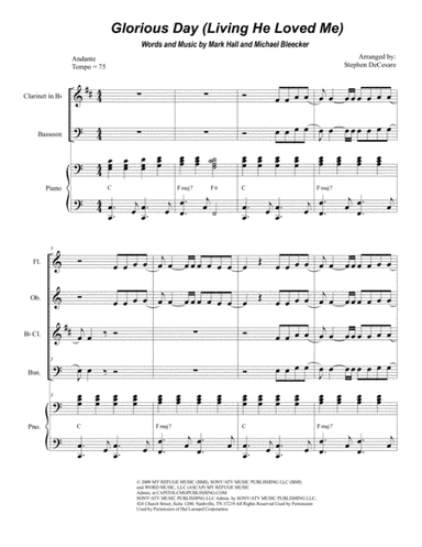 Glorious Day (Living He Loved Me) (arr. Stephen DeCesare)