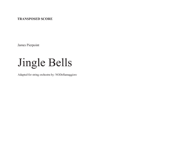 Jingle Bells (score & 10 parts) (arr. NODellamaggiore)