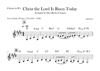 Christ the Lord is Rises today (arr. Davi Rocha Campos)