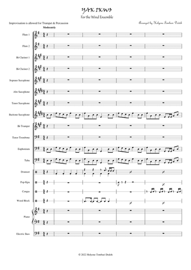 Yak Ikwo (arr. Holyone Tombari Dodoh)
