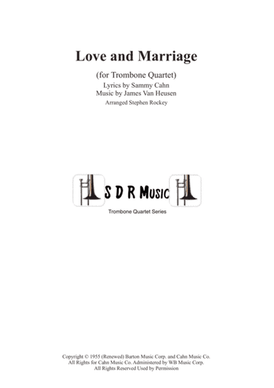 Love And Marriage (arr. Stephen Rockey)