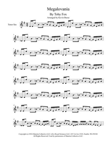 MEGALOVANIA (from Undertale) (arr. Kevin Busse)