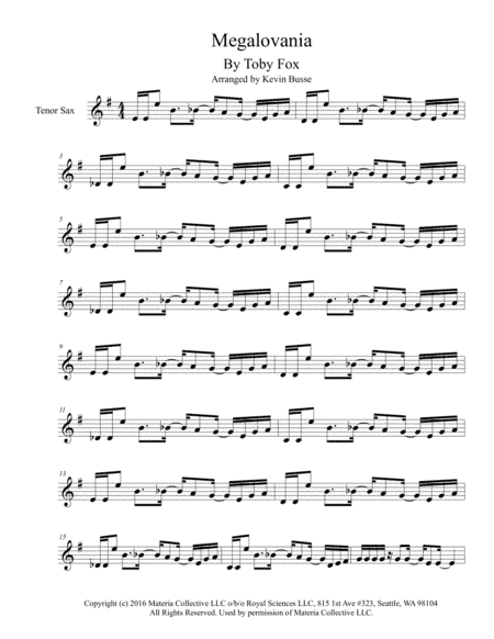 MEGALOVANIA (from Undertale) (arr. Kevin Busse)