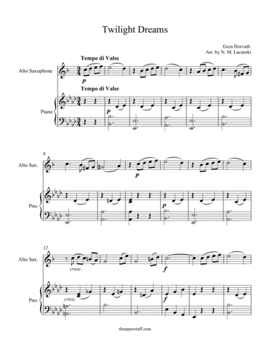 Twilight Dreams (arr. Nick Lacanski)