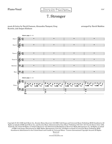 Stronger (what Doesn't Kill You) (arr. David Maddux)