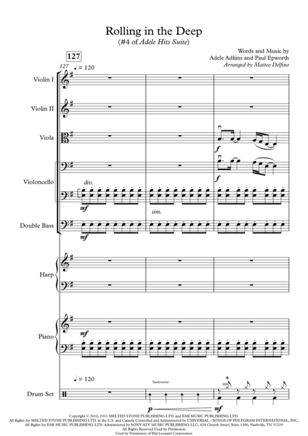 Rolling In The Deep (arr. Matteo Delfino)