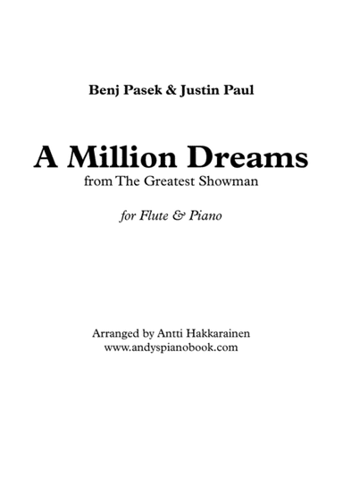 A Million Dreams (arr. Antti Hakkarainen)