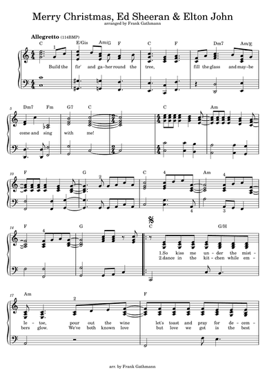 Merry Christmas (arr. Frank Gathmann)