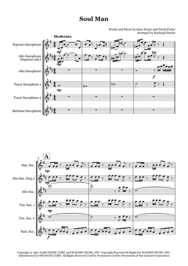 Soul Man (arr. Kayleigh Huelin)