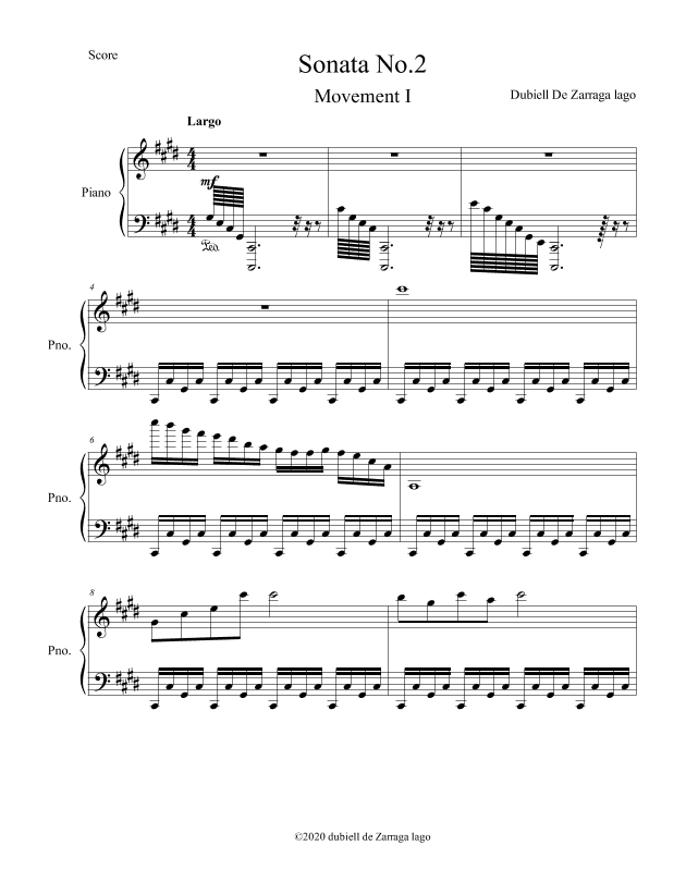 Sonata No.2 C# Minor