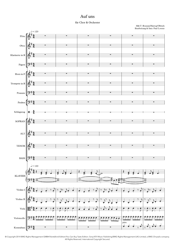 Auf Uns (arr. Paul Lorenz)