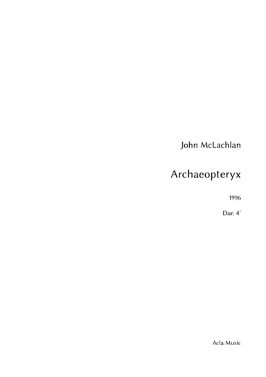 Archaeopteryx