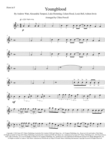 Youngblood (arr. Chloe Powell)