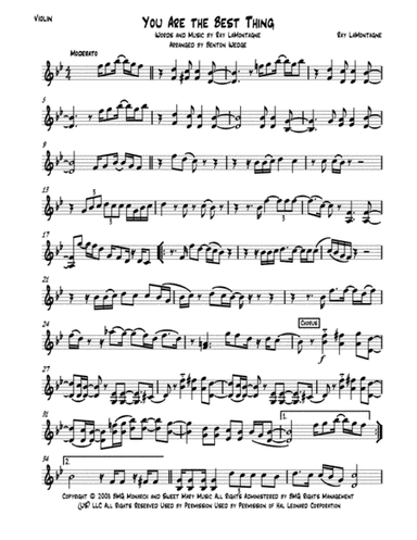 You Are The Best Thing (arr. Benton Wedge)
