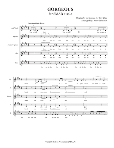 Gorgeous (arr. Marc Sokolson)
