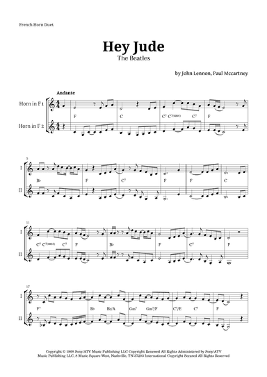 Hey Jude (arr. Langanho)