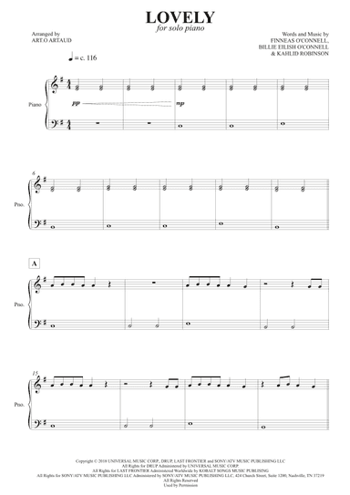 Lovely (arr. Art.o Artaud)