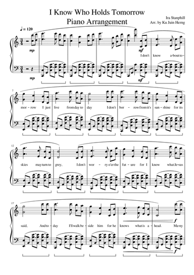 I Know Who Holds Tomorrow (arr. Ku Juin Herng)