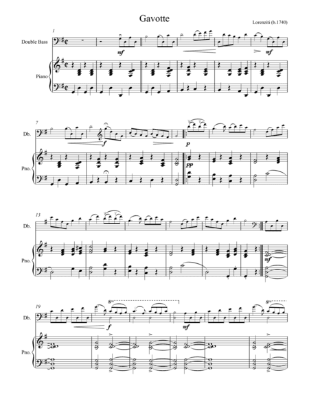 Gavotte (arr. Peter Tambroni)