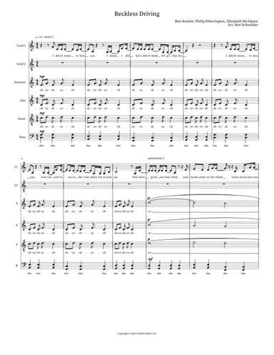 Reckless Driving Feat. Ben Kessler (arr. Ben Schneider)
