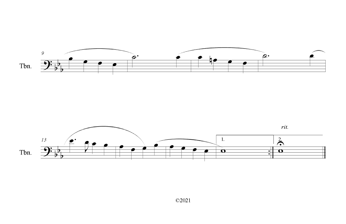 Crown Him with Many Crowns (Trombone Solo) (arr. B. C. Dockery)