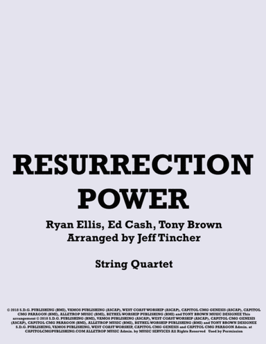 Resurrection Power (arr. Jeff Tincher)